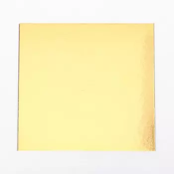 Кондитерская подложка, под торт, золото-белая, 26 х 26 см, 3,2 мм