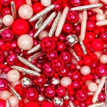 Кондитерская посыпка ассорти «Ярко-розовый», 50 г