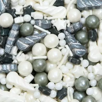 Кондитерская посыпка «Белый пепел», 50 г