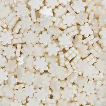 Кондитерская посыпка «Букет лютиков», белая, 50 г