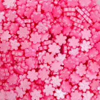 Кондитерская посыпка «Букет лютиков», розовая, 50 г