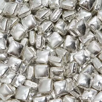 Кондитерская посыпка «Квадрат» серебро, 50 г