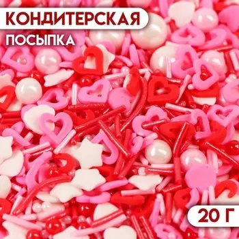 Кондитерская посыпка «Нежность», микс № 2, 20 г