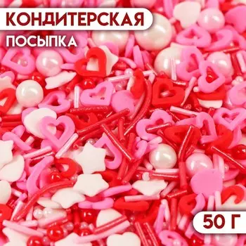 Кондитерская посыпка «Нежность», микс № 2, 50 г