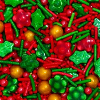 Новый год. Кондитерская посыпка "Новогодний букет", 50 г