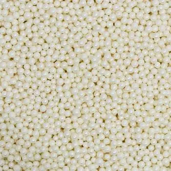 Кондитерская посыпка «Перламутровый жемчуг», белая, 50 г