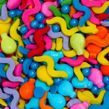 Кондитерская посыпка «Радужный серпантин», 50 г