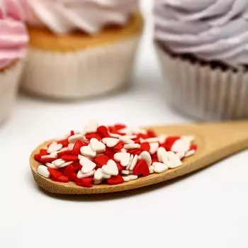 Кондитерская посыпка «Сердце», к/б, 50 г