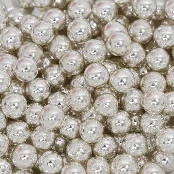 Кондитерская посыпка «Шарики №5», серебристая, 50 г