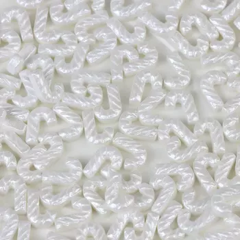 Новый год. Кондитерская посыпка "трость", белая, глянец, 20 г