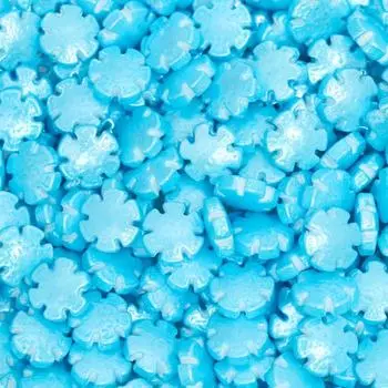 Кондитерская посыпка «Звёздная снежинка», голубая, 50 г