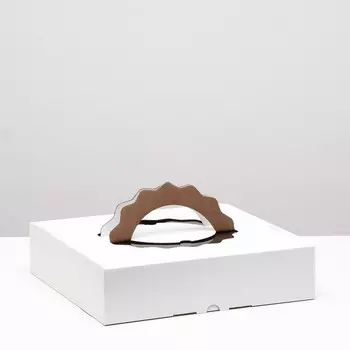 Кондитерская упаковка "До Вох", белая, с ручкой, 30,5 х 30,5 х 7,5 см