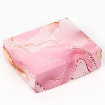 Кондитерская упаковка, коробка Best wishes, 17 х 20 х 6 см