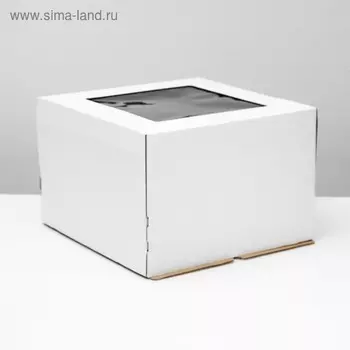 Коробка для торта, с окном, 303019 см