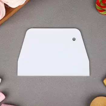 Кондитерский шпатель пластик «Чудеса», 10.2 х 0.2 х 15.3 см