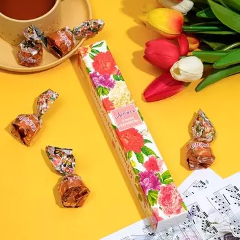 Конфета «Лержен», цветы, с начинкой Карамель, 90 г