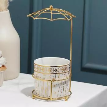 Конфетница «Gold.Зонтик», 220 мл, 9×21 см