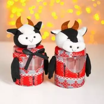 Конфетница «Коровка», цвета МИКС