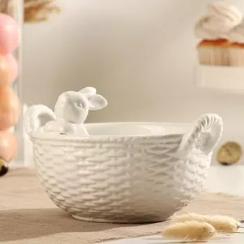 Конфетница «Кролик», 19,5×16,5×13 см