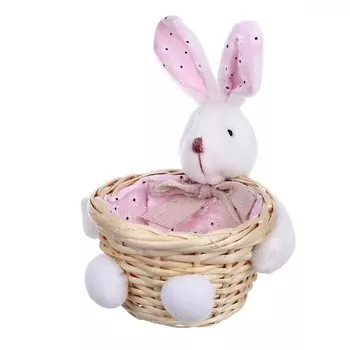 Конфетница «Кролик», в цветок, цвета МИКС