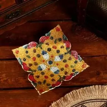 Конфетница «Вафия», 12.512.53 см, латунь