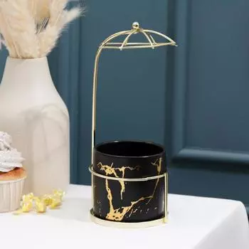 Конфетница «Марбл. Зонтик», 220 мл, 920 см, керамика