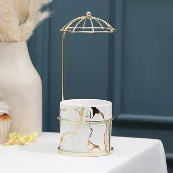 Конфетница «Марбл.Зонтик», 220 мл, 9×20 см