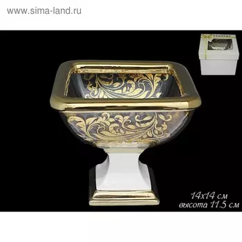 Конфетница на ножке Lenardi, размер 14х14 см