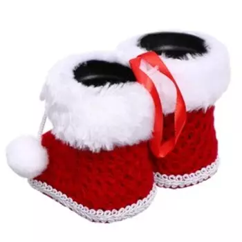 Конфетница «Сапожок», цвет красный