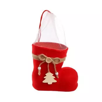 Конфетница «Сапожок» цвет красный