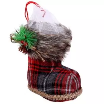 Конфетница «Сапожок», красная