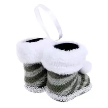 Конфетница «Сапожок», в полоску