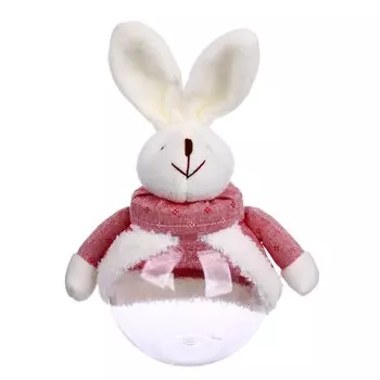 Конфетница «Зайка», баночка, цвета МИКС