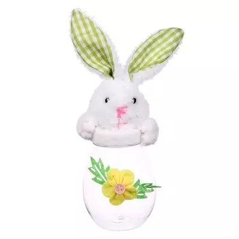 Конфетница «Зайка», с цветком