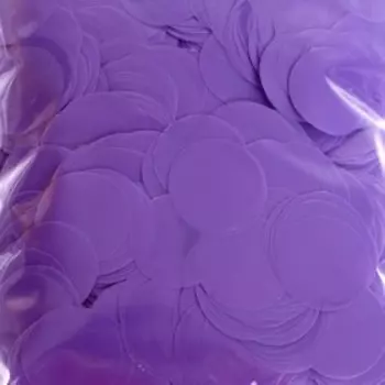 Конфетти для декора, глянец, диаметр 2 см, 50 гр, цвет сиреневый