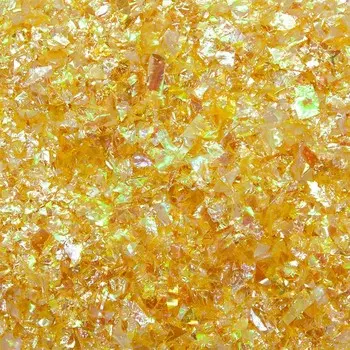 Конфетти для воздушного шара дроблёные, Хамелеон, жёлтый, перламутр, 20 г.