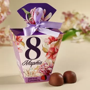 Конфеты шоколадные «8 марта», 60 г.