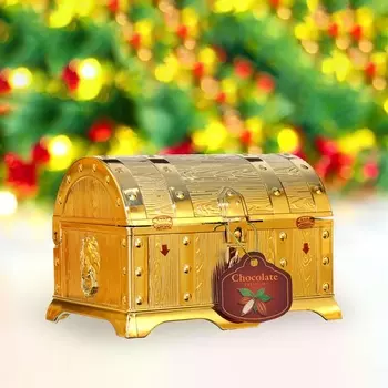 Конфеты шоколадные "Стать богатым", в сундуке, 140 г