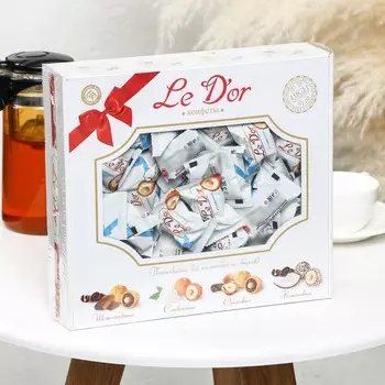 Конфеты со сливочной начинкой в вафельной крошке, "Le D`or", 700 г