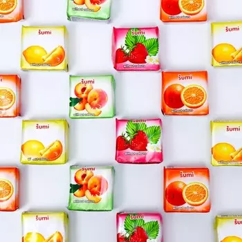 Конфеты жевательные SUMI CUBES Микс вкусов, 70шт*11,5г сфера