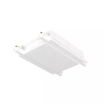 Коннектор питания прямой Radity, белый