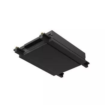 Коннектор питания прямой Radity, чёрный