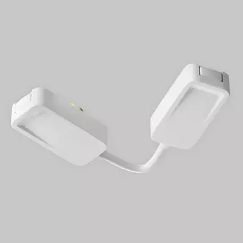 Коннектор питания угловой для встраиваемой трековой системы Technical TRA084CPC-W-12, 16,3х2,5х2 см, цвет белый