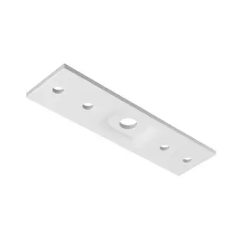 Коннектор прямой для накладной трековой системы Technical TRA034C-21W, 8х2,2 см, цвет белый