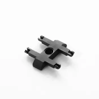 Коннектор прямой SLIM i-образный, 4-жильный, чёрный, 0.742 см