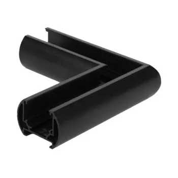 Коннектор угловой для шинопровода, накладной Elektrostandard, Slim Magnetic, 90х25 мм, цвет чёрный
