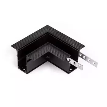 Коннектор угловой для встраиваемого шинопровода Elektrostandard, Slim Magnetic, цвет чёрный