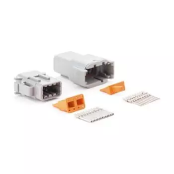 Коннектор универсальный «AUTOPROFI ELECTRICA» AS серии, количество контактов: 8, защита: IP67, комплект в сборе, для соединения низковольтных цепей до 7.5А