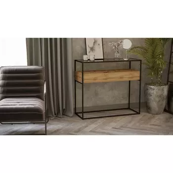 Консоль «Кассо», 900350855 мм, цвет дуб вотан