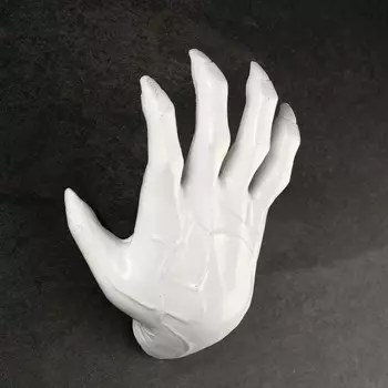 Консоль-вешалка "Рука" белая, 21х14х8см